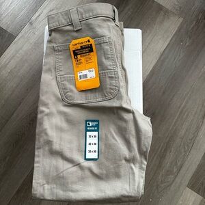 SOLD Carhartt Men's Beige Work Pants